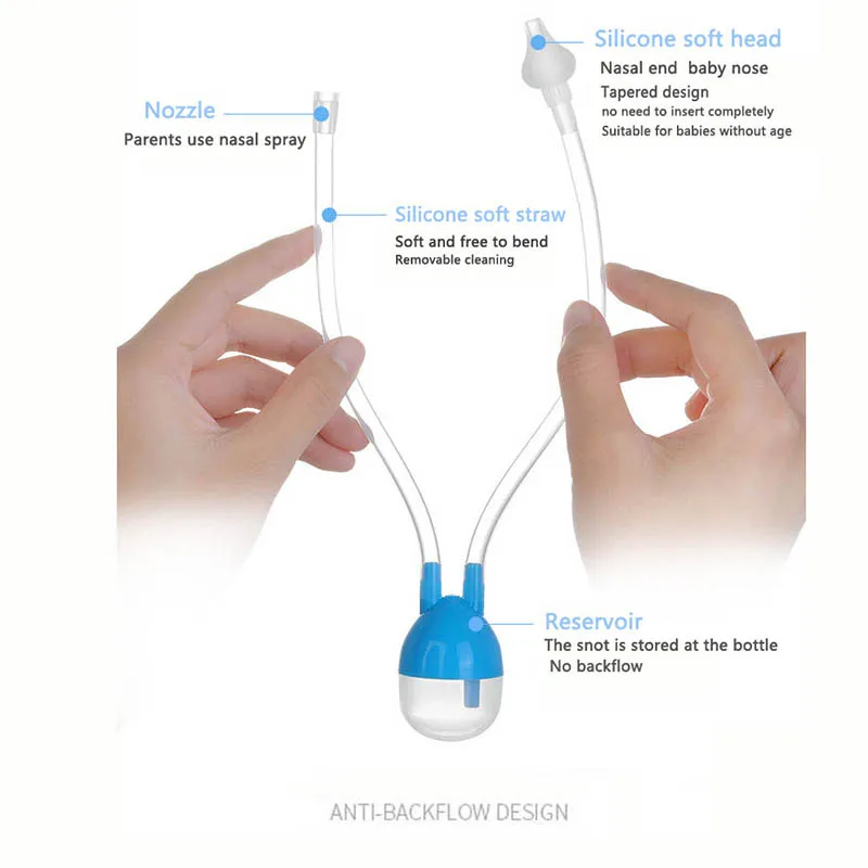 Детский вакуумный отсасывающий носовой аспиратор Безопасный Очиститель носа