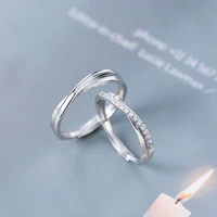 925 sterling silver couple rings set promise wedding bands for him and her women men unisex jewelry ring gift