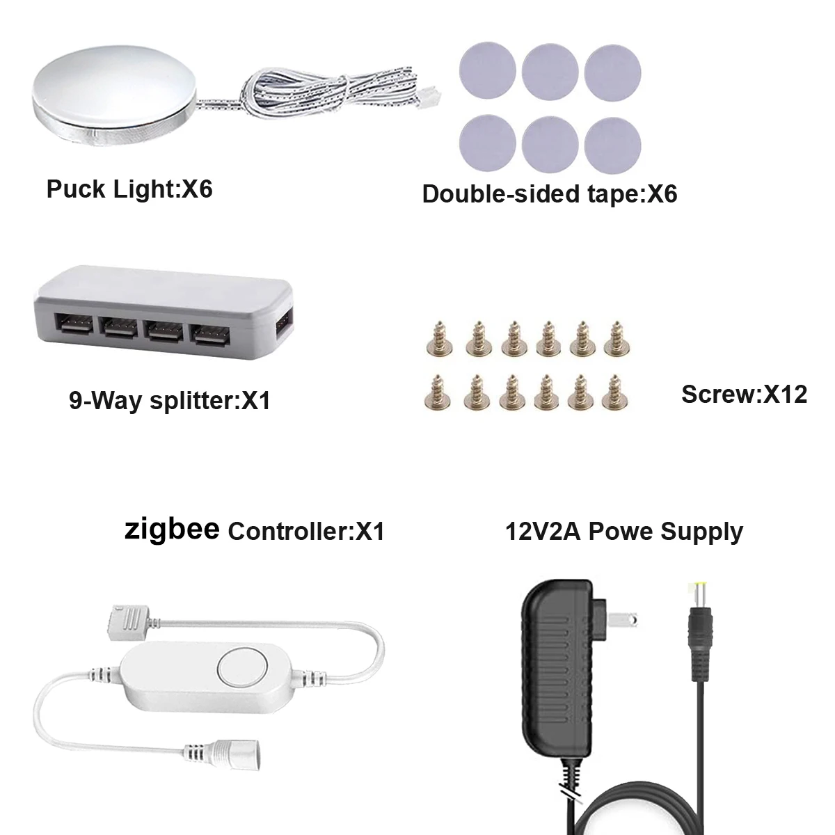 Светодиодный светильник Zigbee 3 0 с дистанционным управлением под шкаф лампа CCT
