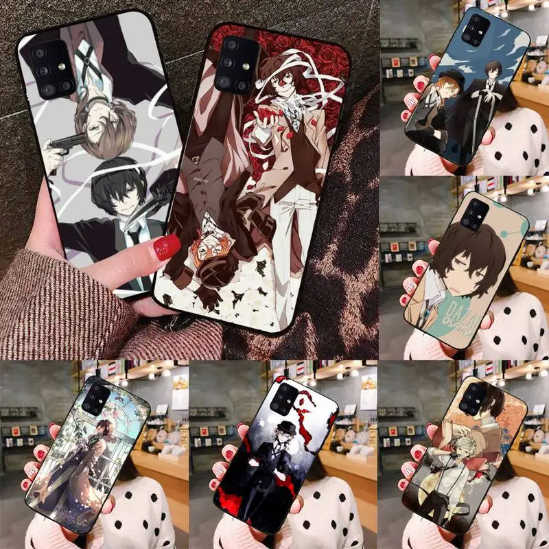 

anime bungou stray dogs Phone Case black For Samsung galaxy S 21 20 10 8 A 51 71 50 21s 70 40 20 20e note 10 plus Ultra 5g fe