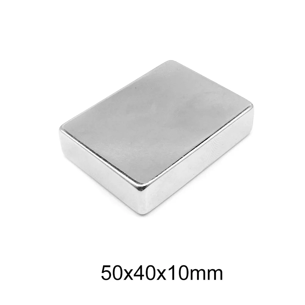 1/2 шт. 50x40x10 Супер Блок Магнитный Магнит мм искусственный 50 x 40 постоянный магнит