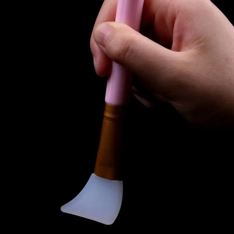 Candy Color Silicone Face Mask Brush Flexible Facial Mud Applicator Body Lotion Cream Mixing Cosmetic DIY Makeup Beauty Tool | Красота и