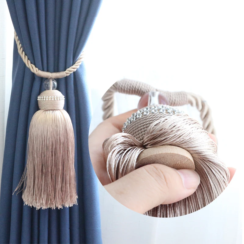 Завязки для штор с кисточками из полиэстера 1 шт.|Декоративные аксессуары штор| |