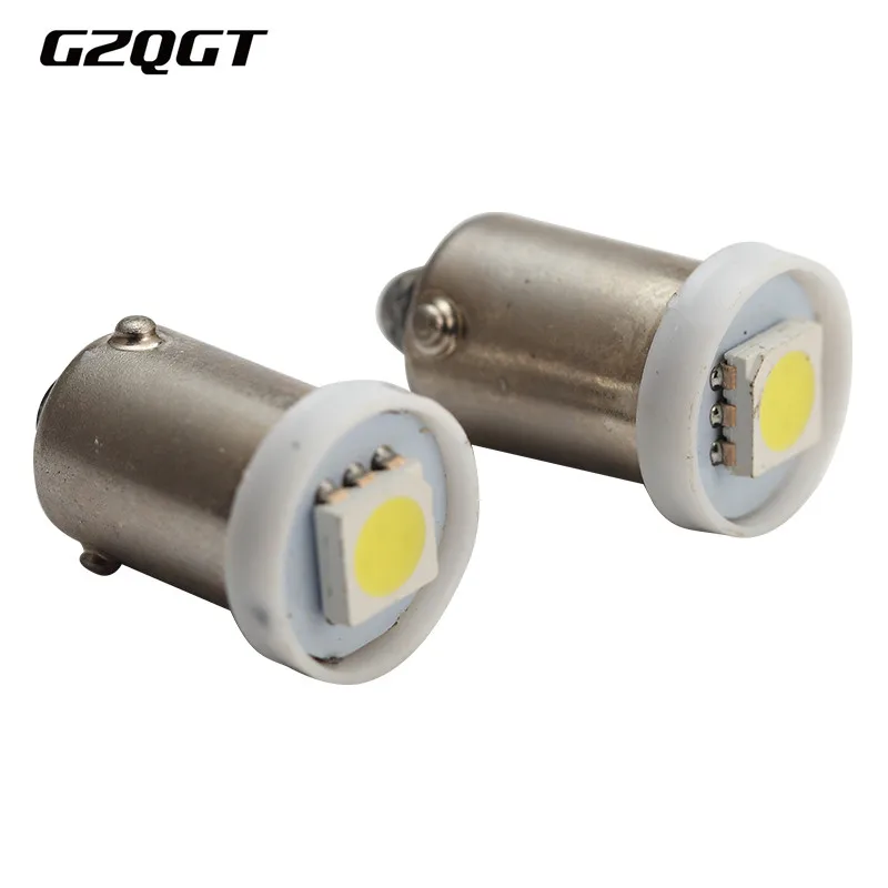 10pcs/lot auto BA9S T4W 5050 1SMD 1LED Bayonet Auto Light reserve Bulbs Lamp Wedge side Interior plate Indicator 12v | Автомобили и