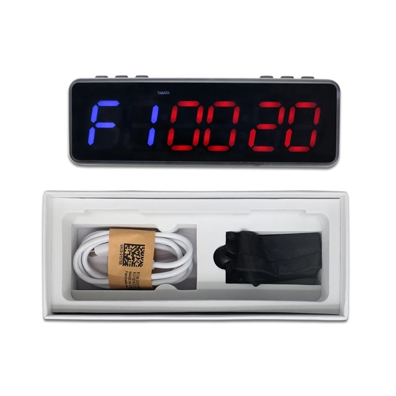 

1 inch Wireless Bluetooth Control Timer Stopwatch,Led Fitness Timer FitnessTraining Gym Timer Sport Training Timer