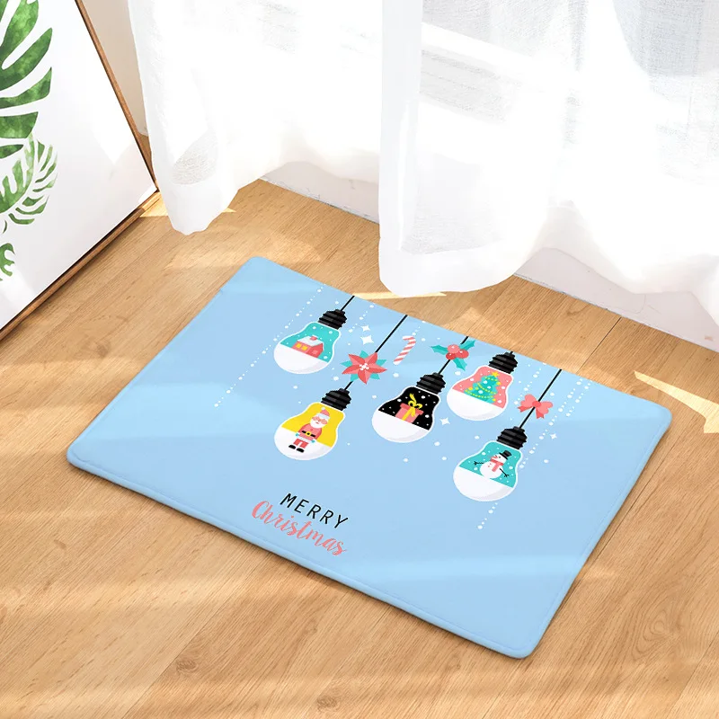 CAMMITEVER принтом в виде рождественского кота собаки коврик прикроватный коврики