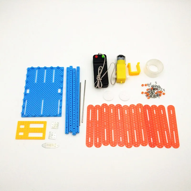 

Education Kits DIY Construction Set Remote Control Rolling Shutter Door Homemade Toy Kids Inventions diy Science Toys Gifts