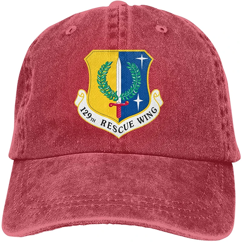 

Fashion Soft 129th Rescue Wing Hat Gift Dad Hat Trucker Hat Cowboy Hat