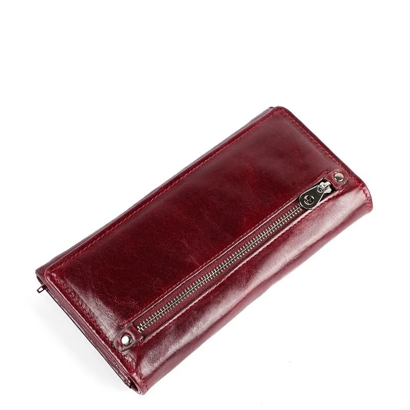 Long Clutch Wallets for Women Coin Purse Phone Pocket Genuine Leather Female Wallet Card Holder Money Bag Carteira