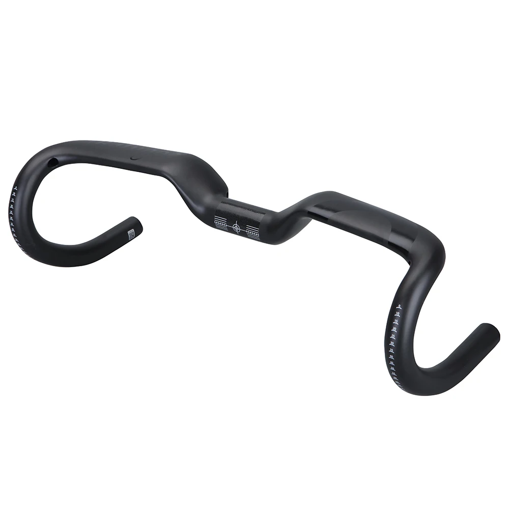 Дешево Ручка для дорожного велосипеда из углеродного волокна S5, внутренний кабель для колеса велосипеда из углеродного волокна * 31,8 мм 400 420 440