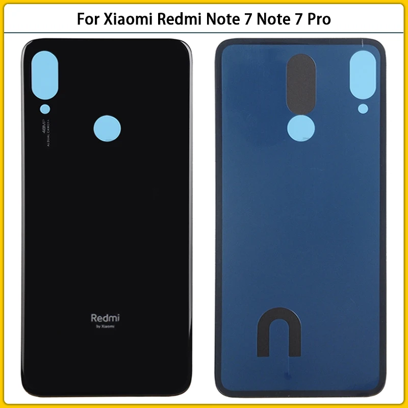 Задняя крышка аккумулятора для Xiaomi Redmi Note7 / Note 7 Pro 3D стеклянная панель задняя