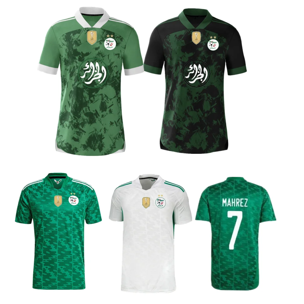 

Новинка 2021 г., 2022 г., специальное издание Алжира, Джерси MAHREZ FEGHOULI для футбола 2020, майка de foot sliмани, домашняя футбольная рубашка