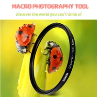 normal lens becomes macro close lens 67mm slr camera 5877mm filter for magnifying glass micro 55 mobile phone 52 49 82 72 shots
