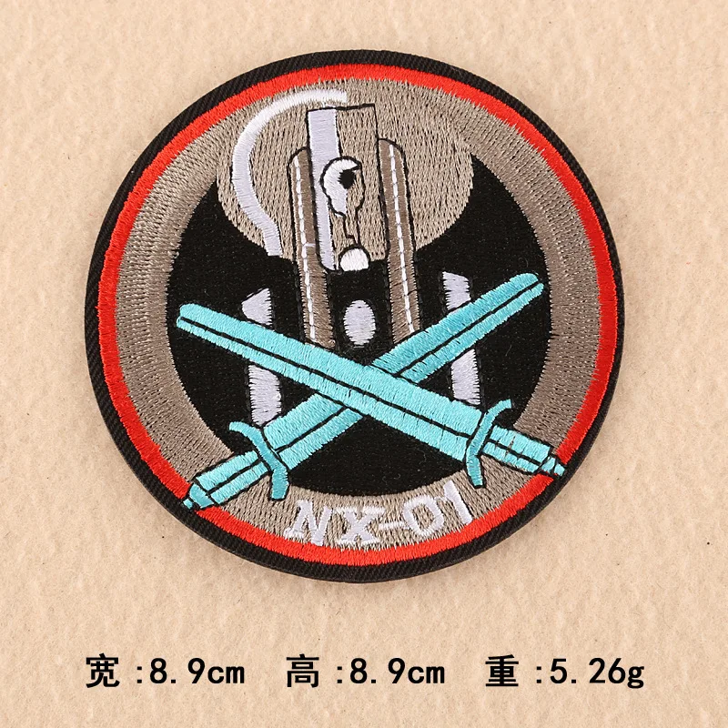 

High-End Clothing Accessories Cap Badge Aviation Astronaut Badge Patch Embroidered Cloth Stickers Iron on Appliques for Clothing