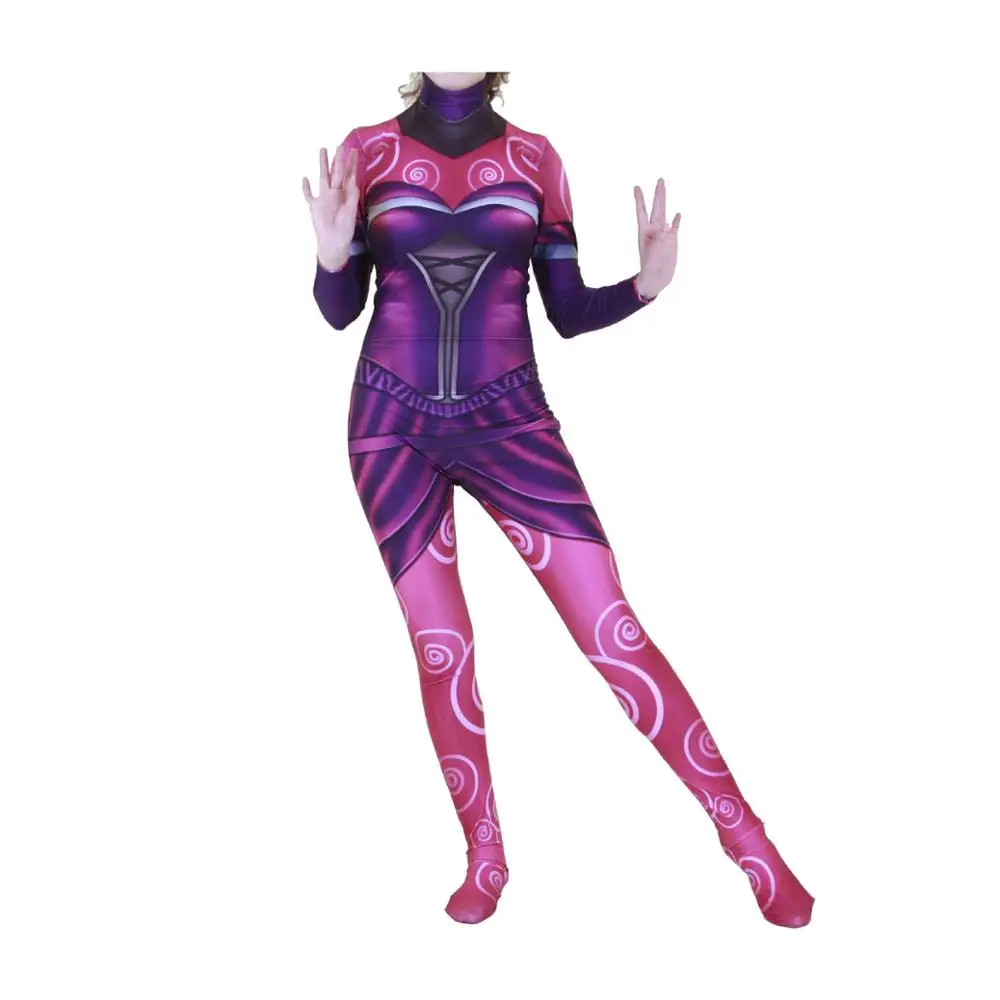 Liliana Vess Magic The Gathering Game Cosplay costume MTG TCG Lycra Zentai Jumpsuit Suit Halloween costumes for Adult Kids |