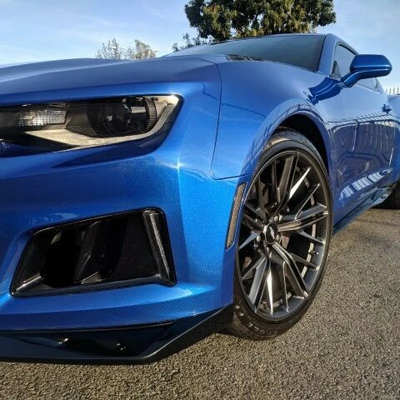 Chevy Camaro 2016 + дымчатые светодиодные боковые габаритные фонари-передние и задние
