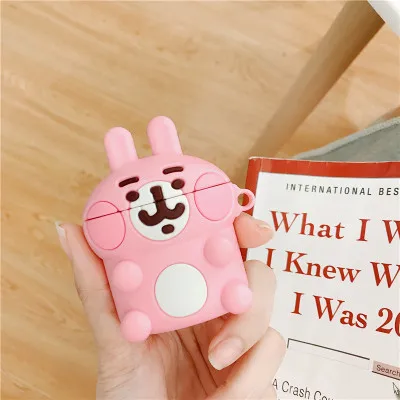 CD-26 Мультфильм Аниме one piece Тони Чоппер брелок корпусы гарнитурные для Apple Airpods 2 силиконовый защитный чехол Чехлы Брелок - Цвет: CD-26