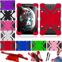 case for lenovo tab 2tab 3tab 4 10 tablet full four corner shockproof silicone stand back cover protective case free pen
