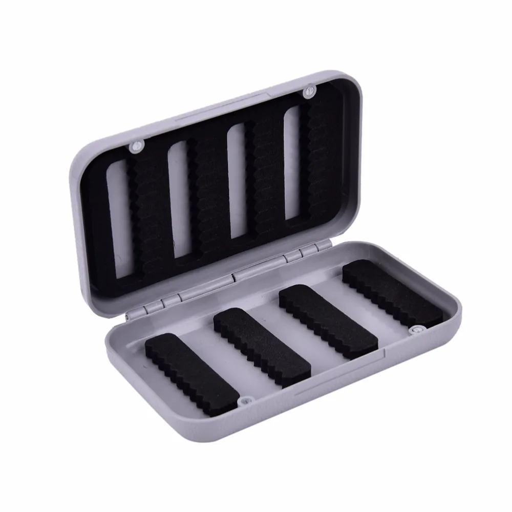 

Waterproof Plastic Bait Hook single Side Lure Storage Foam Fly Fishing Box