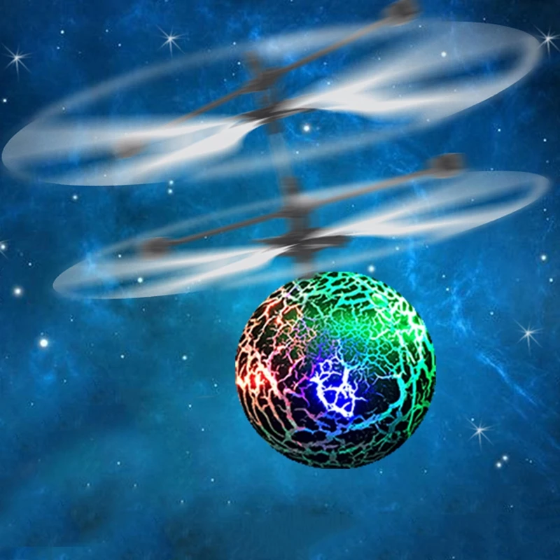 Инфракрасный индукционный беспилотник Летающая вспышка светодиодный шар для