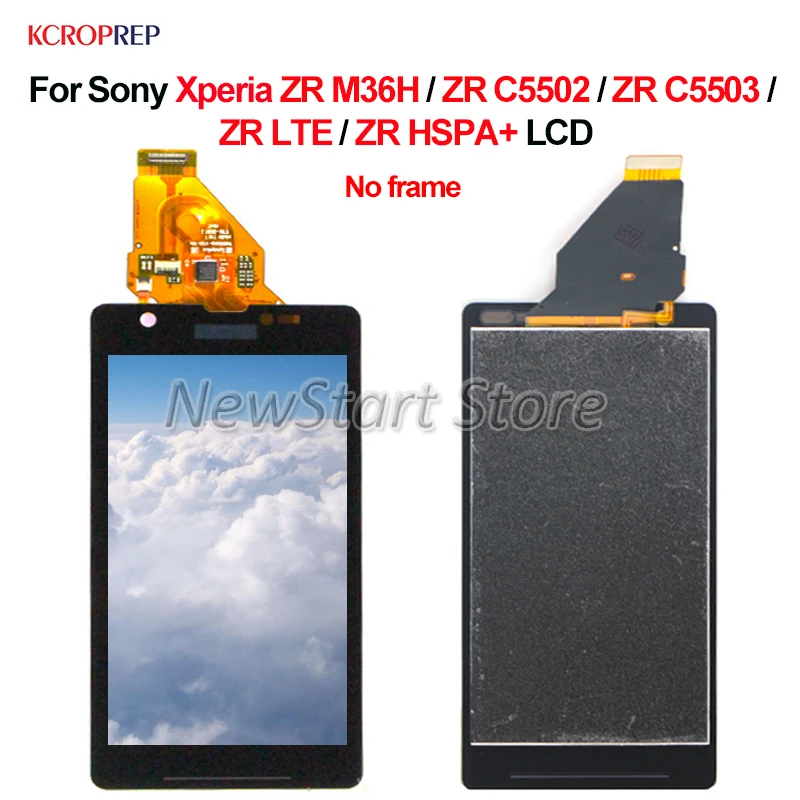 Для sony Xperia ZR M36H C5502 C5503 LTE HSPA + ЖК дисплей с сенсорным экраном дигитайзер в сборе 4 55