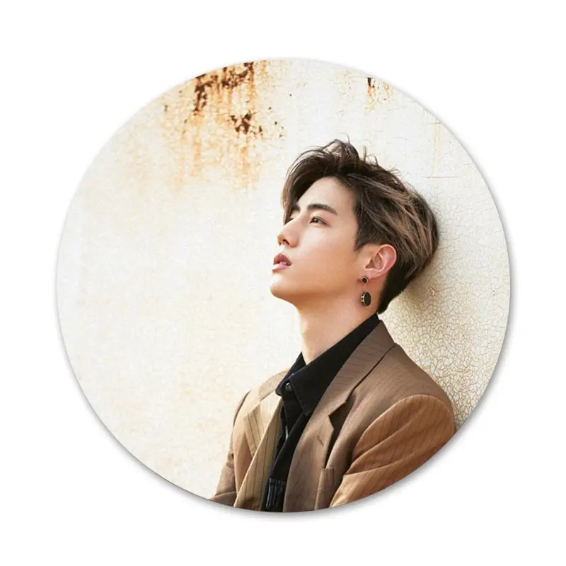 

58mm got7 kpop Mark Icons Pins Badge Decoration Brooches Metal Badges For Backpack Decoration