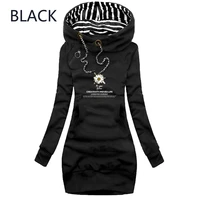new fashion women round neck hooded sweater autumn long sleeve casual vintage pullover hoodies trending hoodies dress s 3xl
