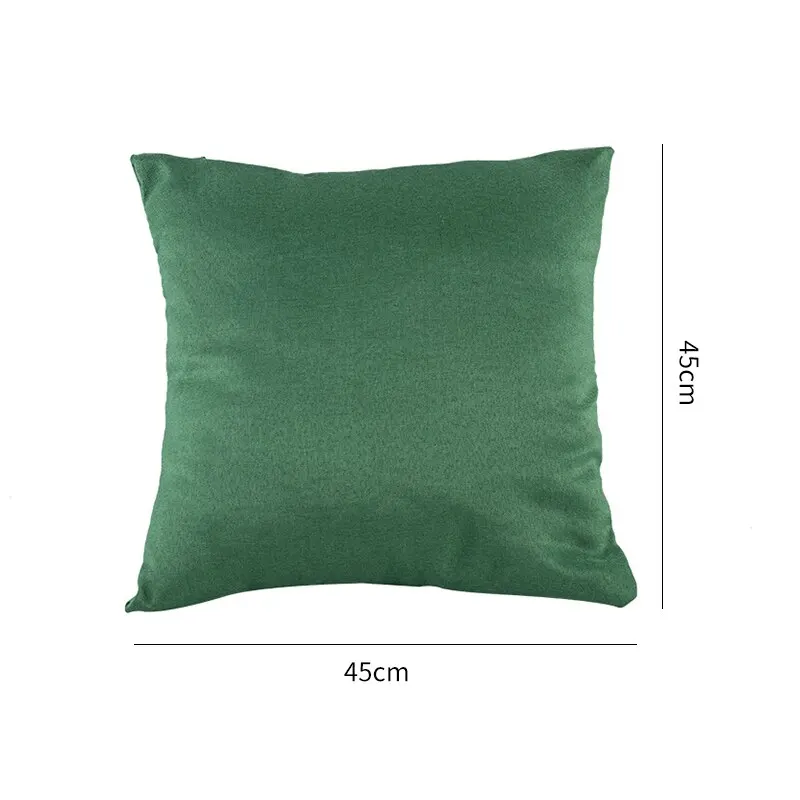 

Pillowcase Solid Color Sofa Waist Cushion Cover Sofa Home Bedroom Decorative Pillow Case New Year Kussenhoes Home Bed Decor