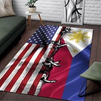 american philippines area rug 3d all over printed non slip mat dining room living room soft bedroom carpet 01