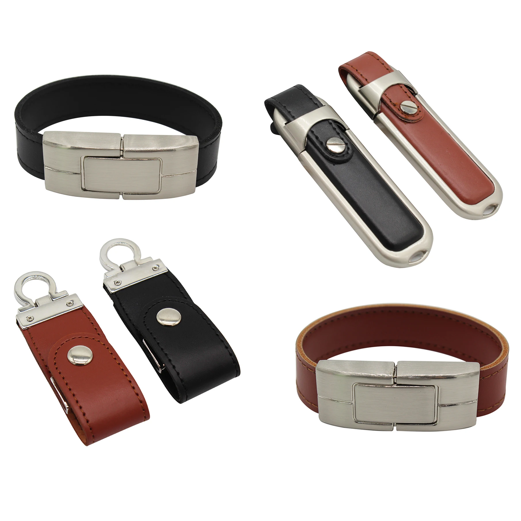 

USB-флеш-накопитель TEXT ME 64 ГБ, брелок из кожи и металла, креативный, 32 ГБ, 16 ГБ, 8 ГБ, 4 Гб, USB 2,0, браслет