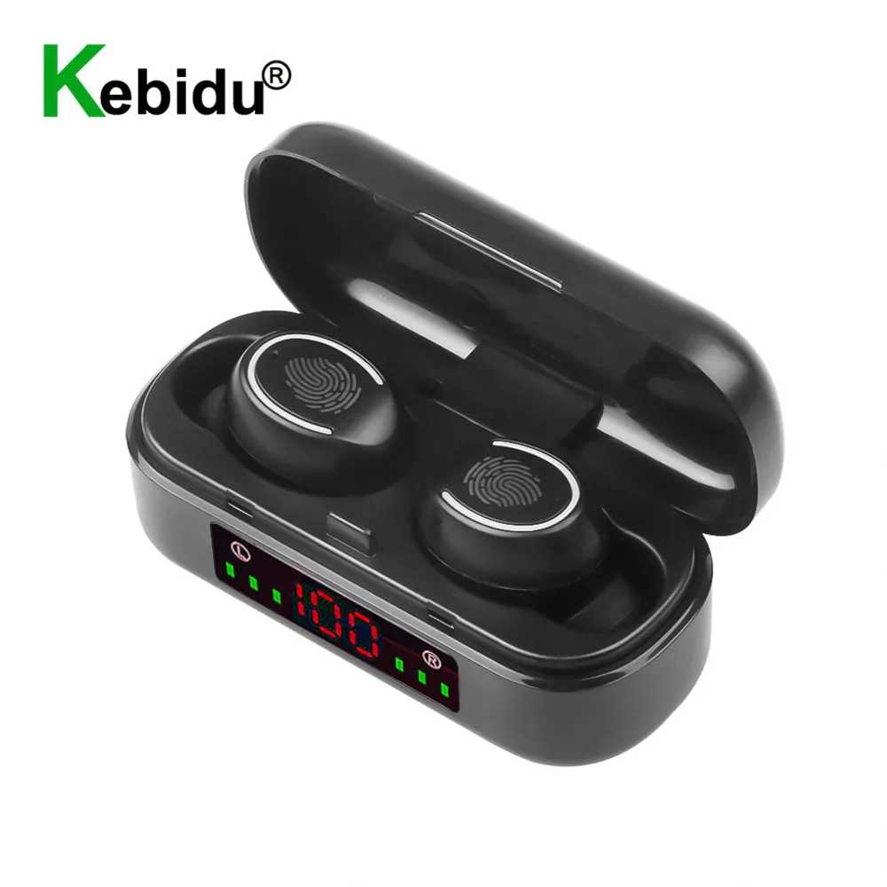 TWS беспроводные наушники 5 0 Bluetooth IPX5 водонепроницаемые 7D спортивные стерео