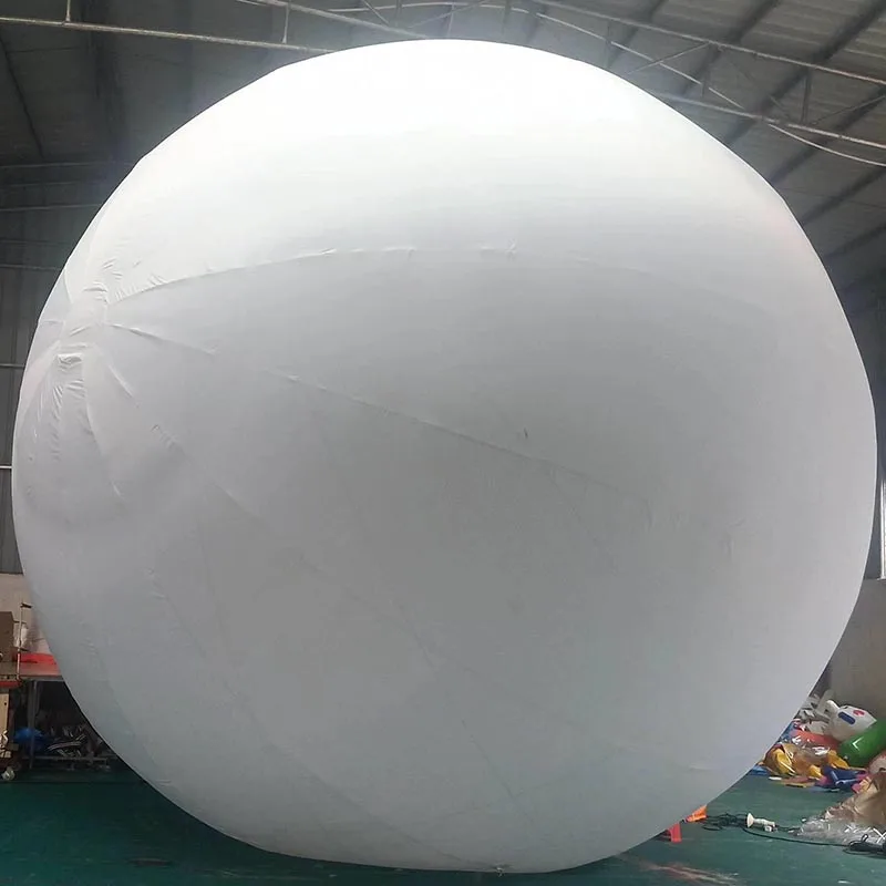 Большой надувной гелиевый танцевальный шар летающий на небе воздушный с