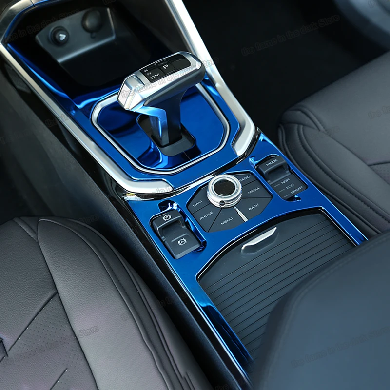 Lsrtw2017 автомобиля Шестерни Панель крышка планки хром для Haval H6 2017 2018 2019 2020 салонные