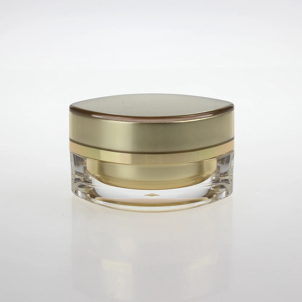 Small Capacity 15g Gold Eco Friendly Cream Jar Wholesale