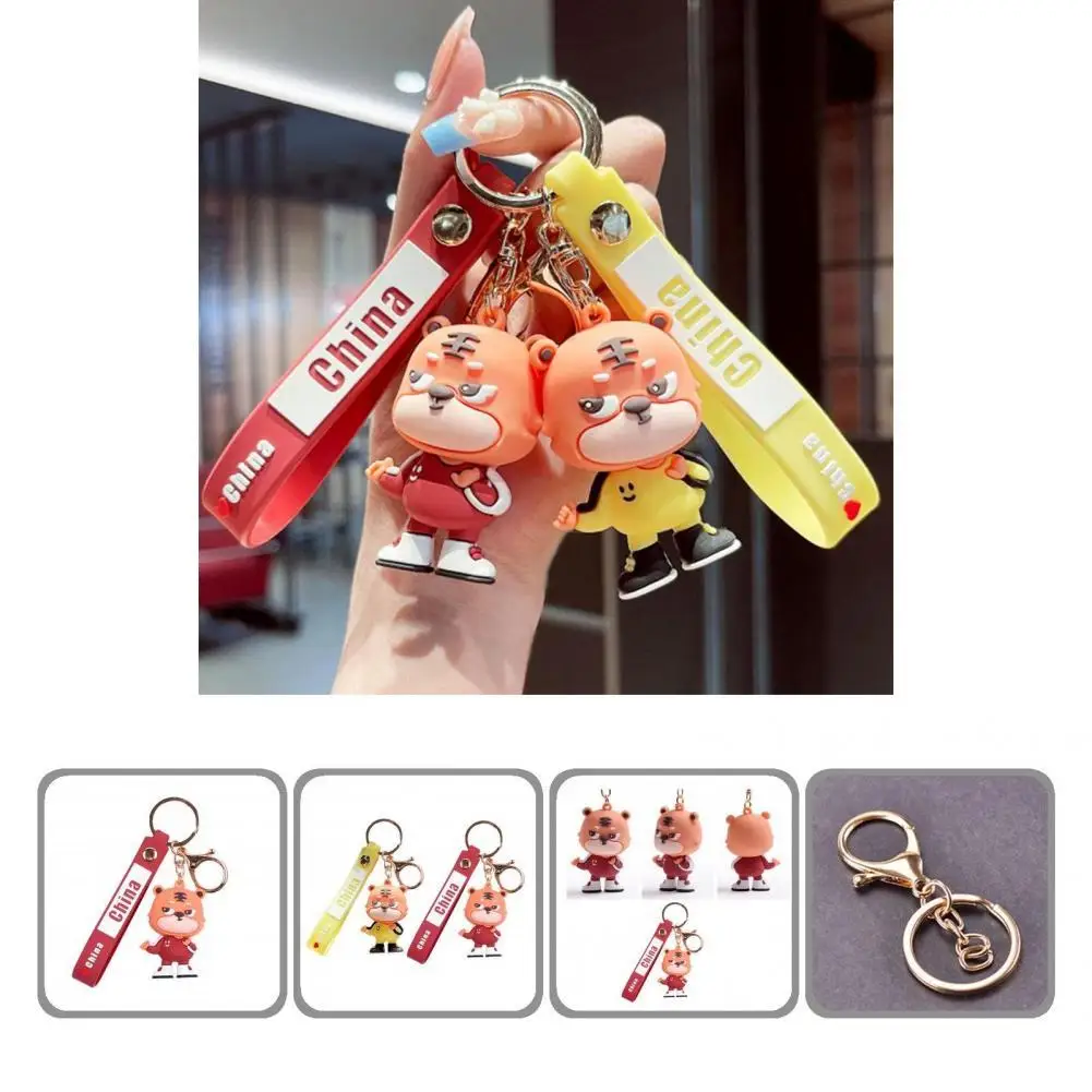 

Creative Ornament Bag Pendant Cartoon Tiger Key Pendant Christmas Gift