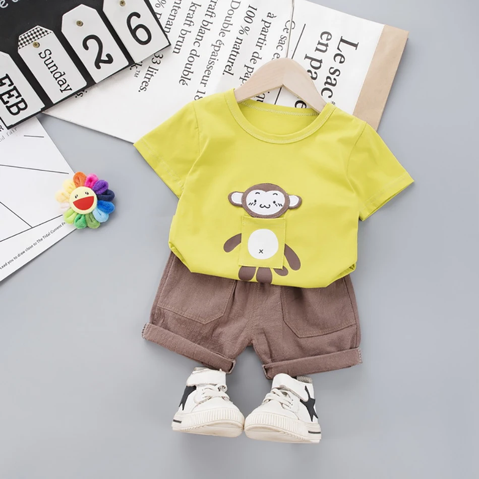 Комплект одежды из 2 предметов для новорожденных мальчиков ясельного возраста