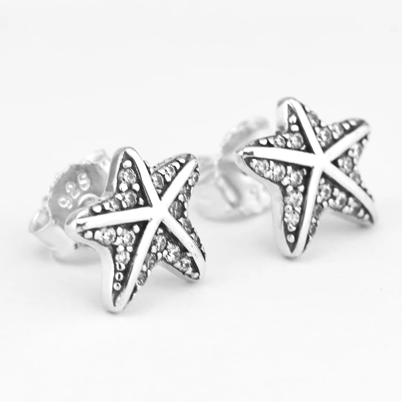 Женские серьги-гвоздики с орхидеями из серебра 2017 пробы | Украшения и аксессуары