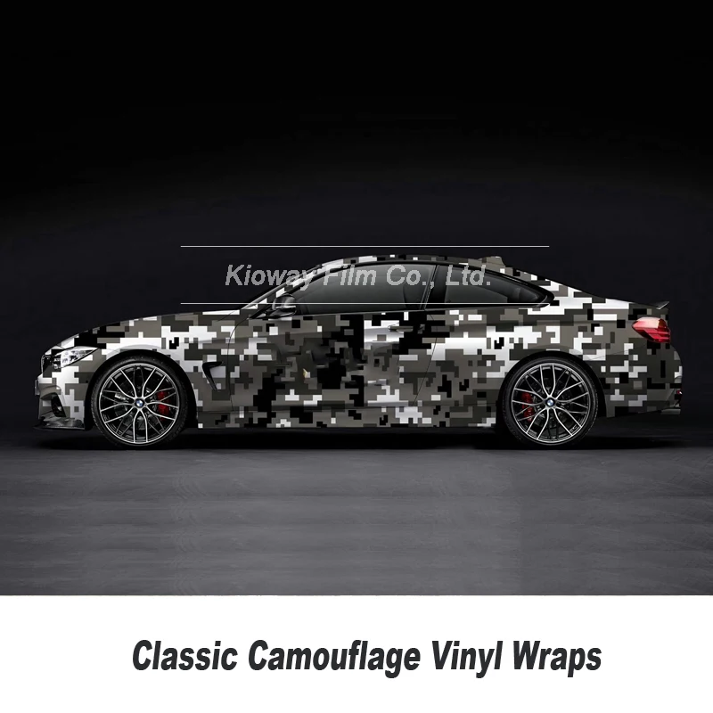 various Colors PIXEL Camouflage VINYL Car Wrap Printed Camo Vinyl pellicola Motorcycle Vehicle Covering Foil 1.52x/Roll | Автомобили и