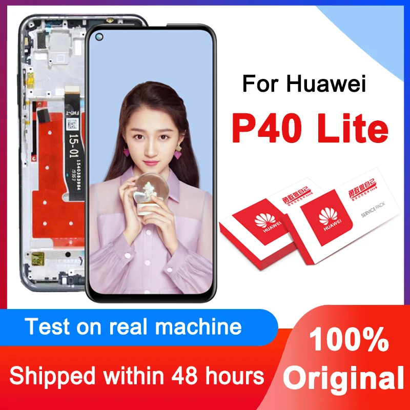 Дисплей для Huawei P40 Lite 6 4 дюйма сенсорный экран дигитайзер в сборе Nova SE | Мобильные