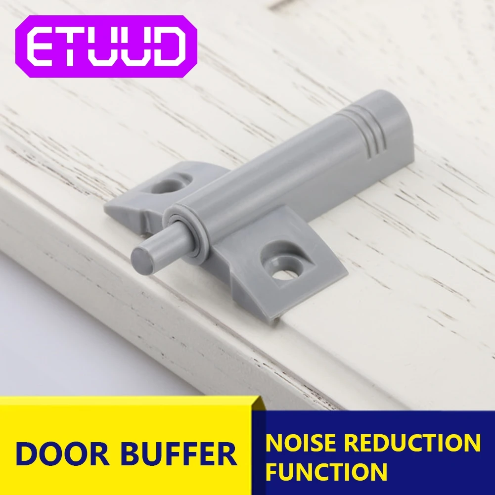 

10PC Damper Buffers Kitchen Cabinet Catches Door Stop Drawer Soft Quiet Close with Srew Invisible Handle Home Furniture Hardware