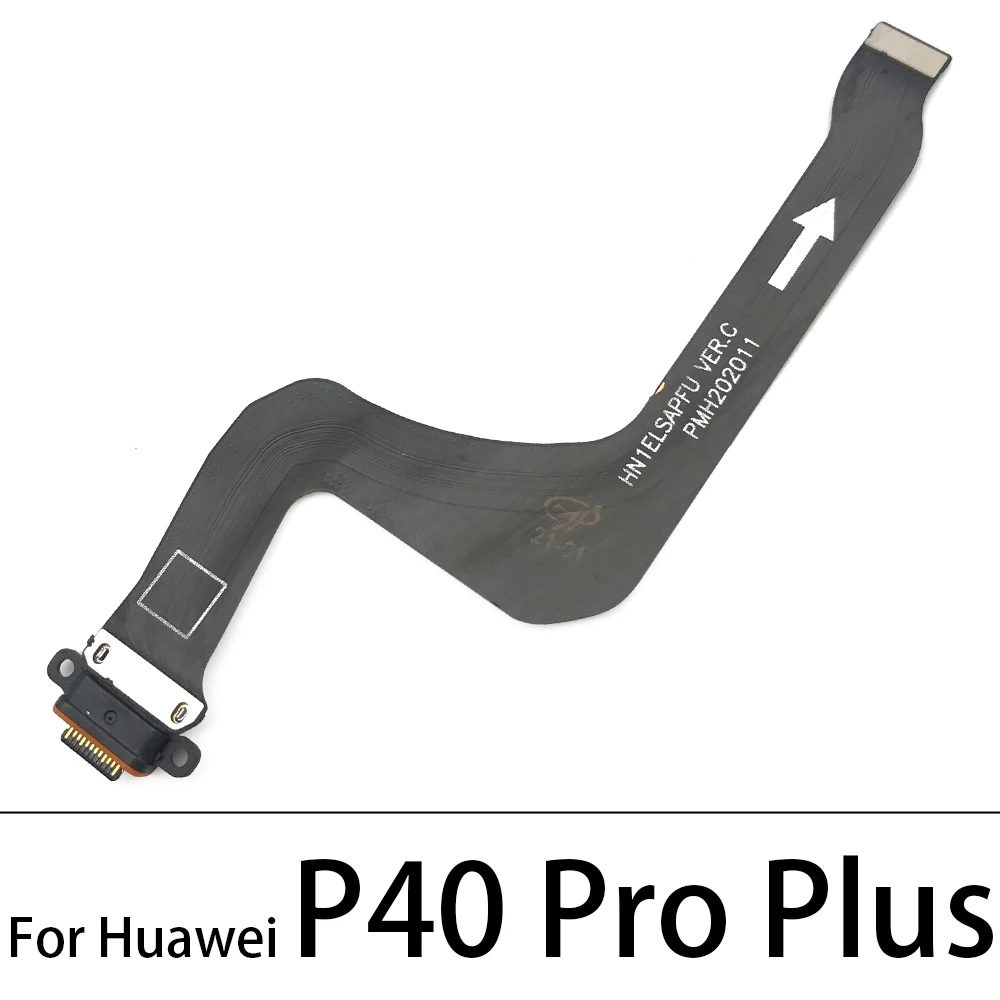 

USB Charging Port Jack Dock Plug Connector Charge Board Flex Cable With Microphone For Huawei P40 Lite P40 Pro Plus