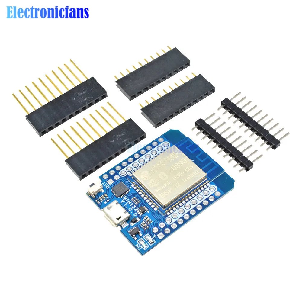 Беспроводной Wi Fi + Bluetooth для Wemos MINI D1 ESP32 ESP 32S модуль с контактами Mini Esp8266 CP2102|module