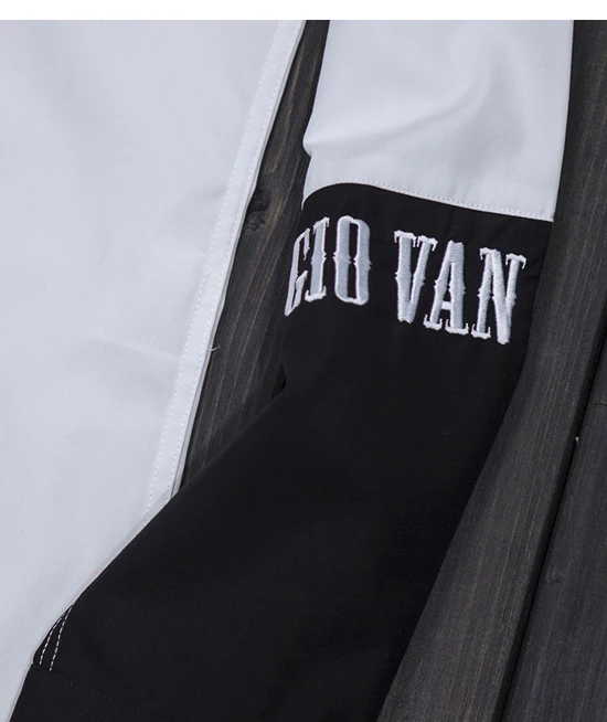 

Shirt Men Luxury Brand Letters Embroidery Men Shirts Casual Long Sleeve Slim Fit Cotton Mens Dress Shirts Plus Size 4xl