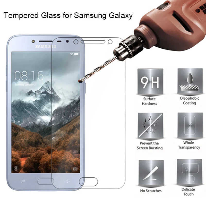 

Tempered Glass Protective Glass for Samsung J8 J7 J6 J4 Plus J3 9H HD Toughed Screen Protector on Galaxy Note 7 5 4 3 2