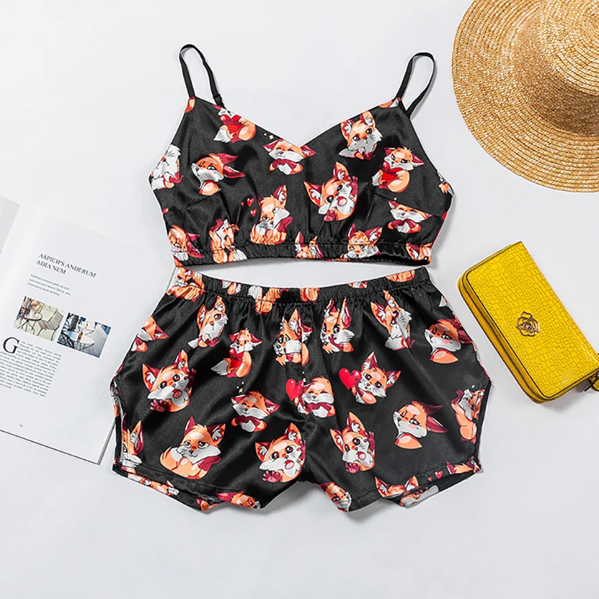 Комплект пижамный женский из двух предметов Suphis пикантный комплект с рисунком