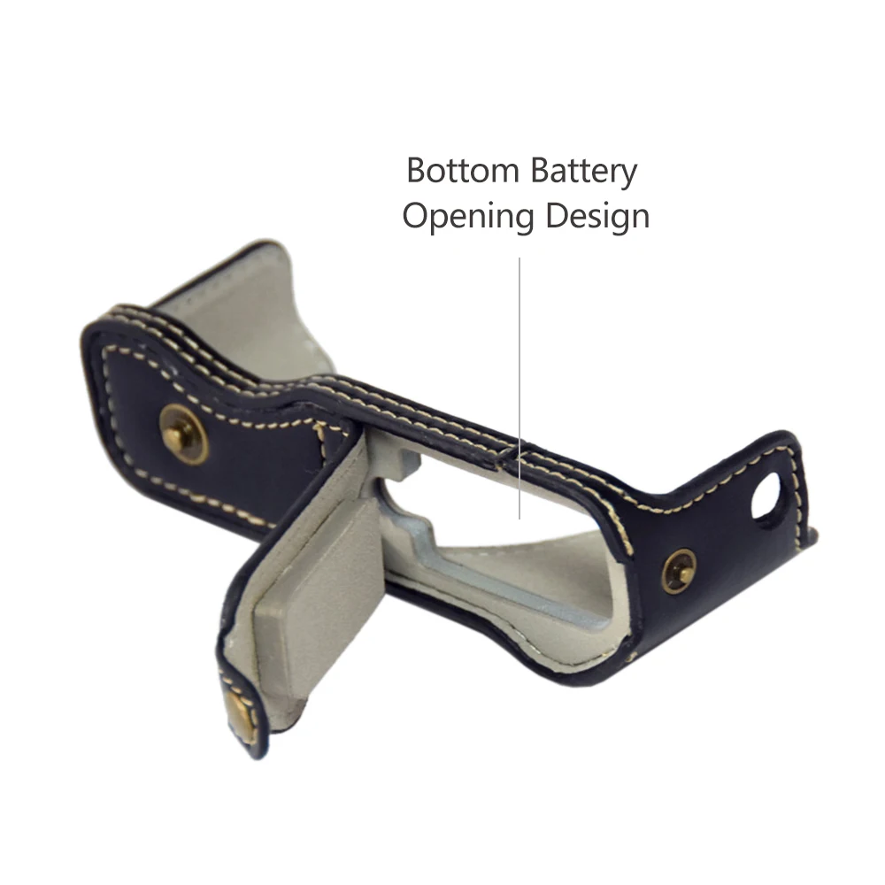 Винтажный защитный чехол из искусственной кожи для камеры со съемным плечевым