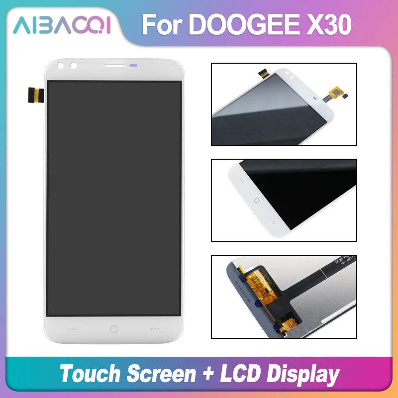 AiBaoQi Новый сенсорный экран ЖК дисплей рамка для телефона Doogee X3/X5 Max/X5S/X5 Pro/X5/X9