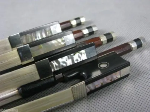 

4pcs strong& great resiliency brazilwood violin bow 4/4 #7078