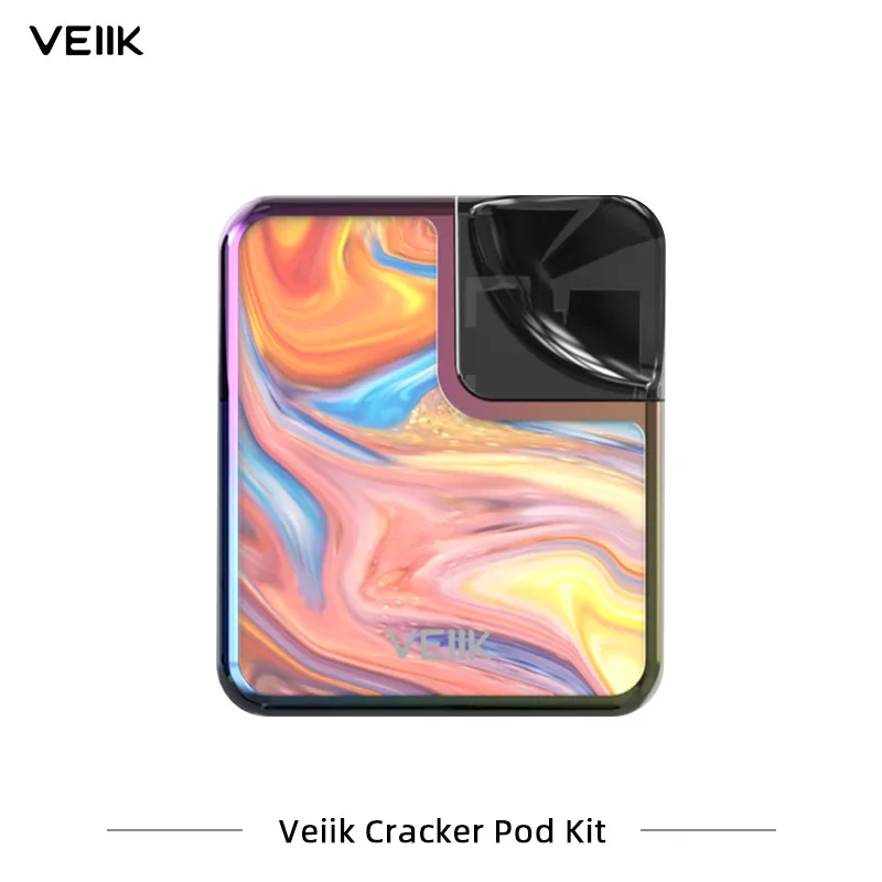 New Arrival Vape Pods Original Veiik Cracker Pod Starter Kit 500mAh Battery 1.2ohm Ceramic Coil 8-15W Output Range | Электроника