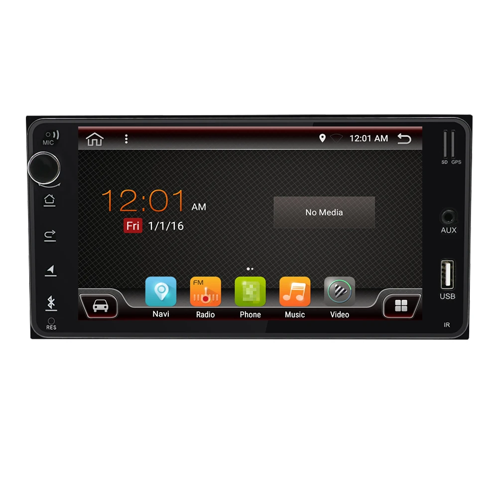 Eunavi Android 9 0 Автомобильный GPS для Toyota универсальный RAV4 COROLLA VIOS HILUX Terios Land Cruiser 100 PRADO 4G +
